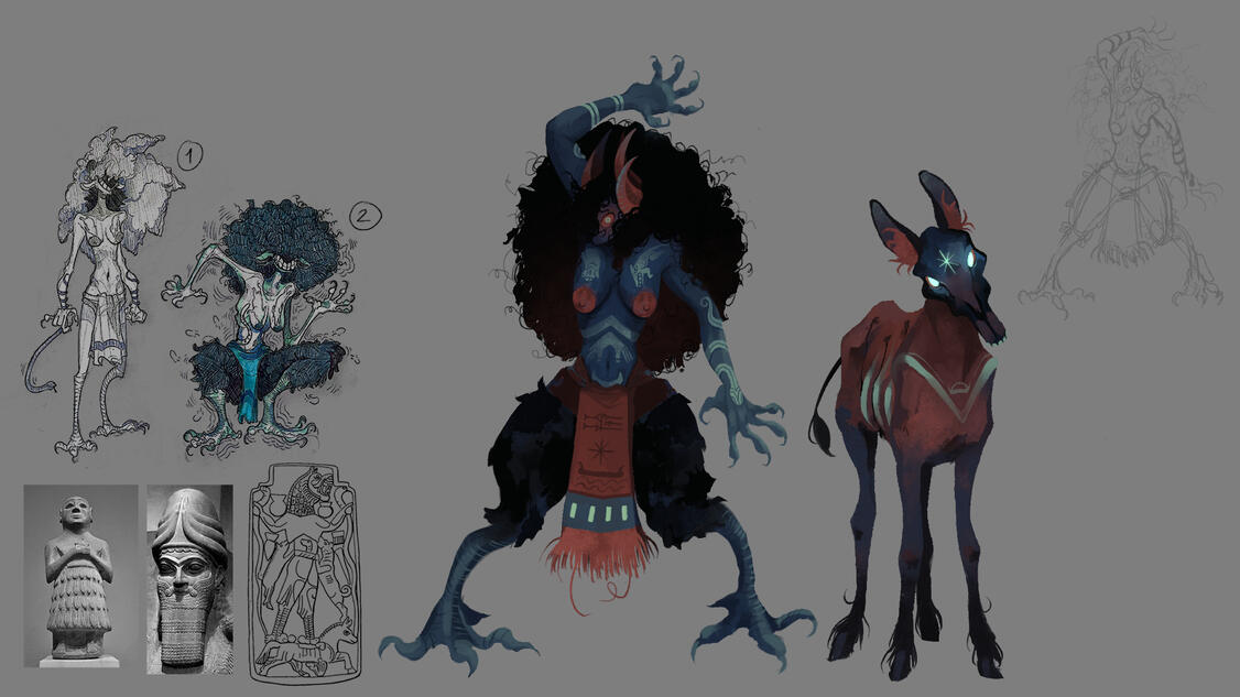 Mesopotamian Demon "Lamashtu"