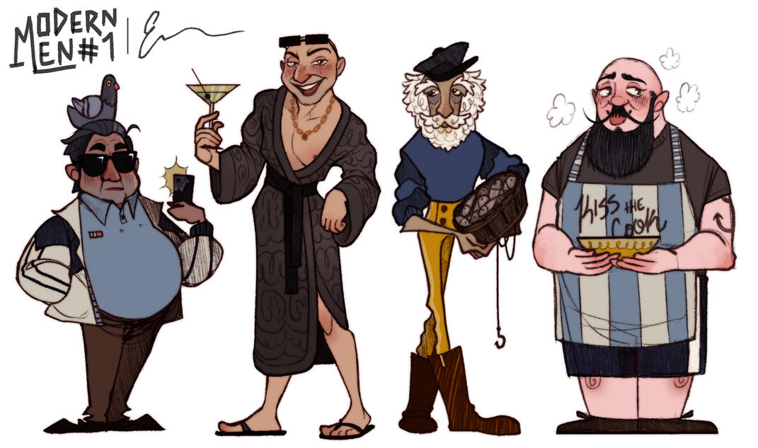 Modern Men Character Concepts #1
