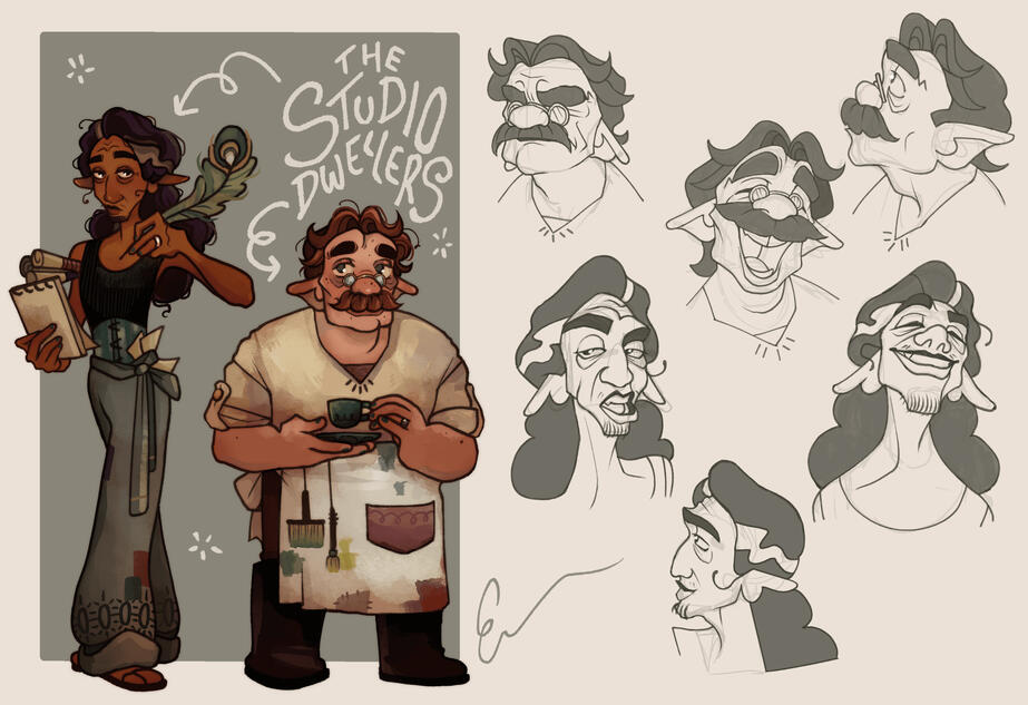 The Studio Character Concept