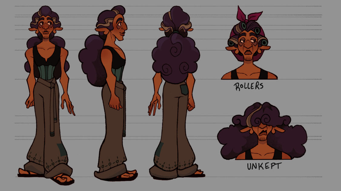 Studio Dweller #1 Character Turnaround